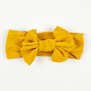 Bow Headband - Mustard