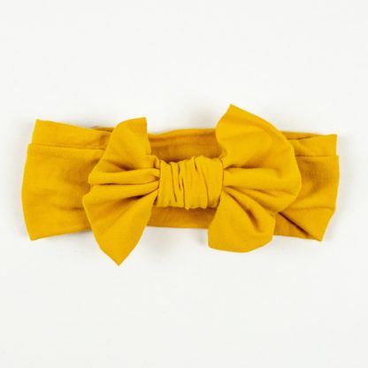 Bow Headband - Mustard