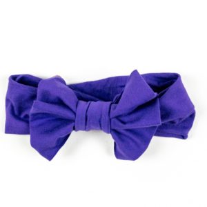 Bow Headband - Violet
