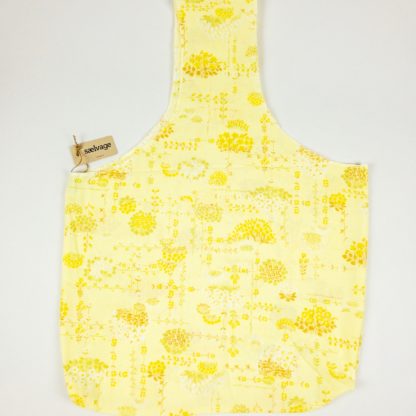 Upcycled Cloth Bag - Pale Yellow