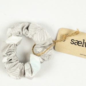 Scrunchie - Grey Floral