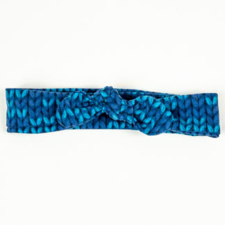 Topknot - Blue Knit