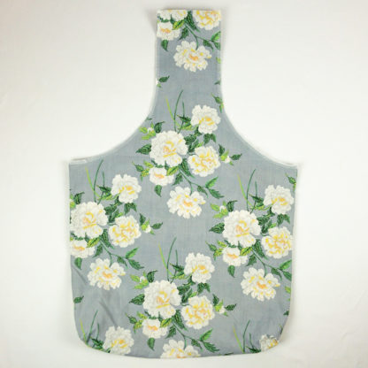 Upcycled Cloth Bag - Grey Floral