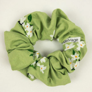 Scrunchie - Green Floral